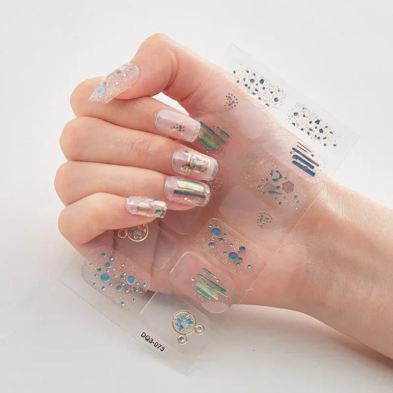 Autocollants D’Art Des Ongles 3D Pour Des Ongles Festifs Faciles — Transparent Mignon, photo 23