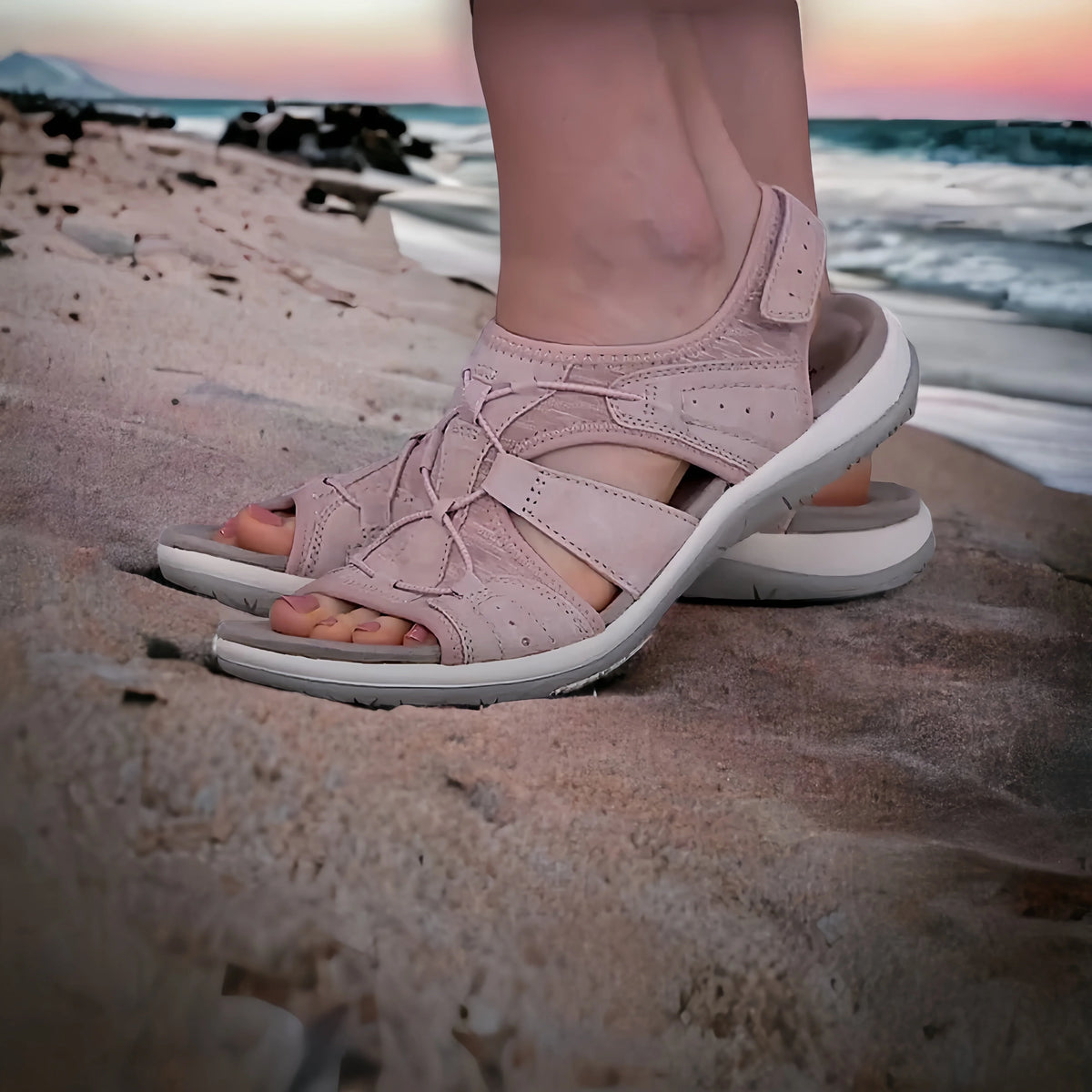 Sandales Orthopédiques, Marchez Enfin Sans Douleur Aux Pieds — Rose, photo 7